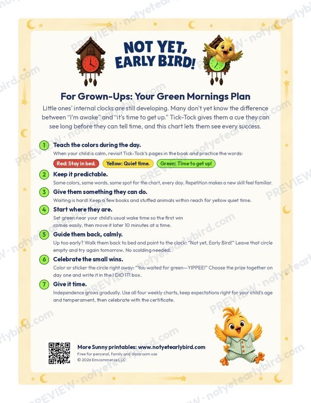 Page 1: the grown-ups’ guide, with seven tips.